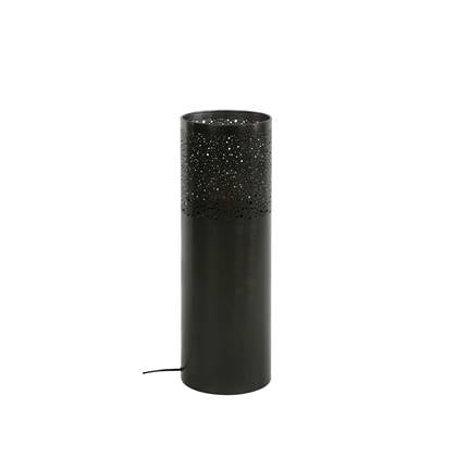 Odetta vloerlamp cilinder zwart nikkel ø20 x 60 cm