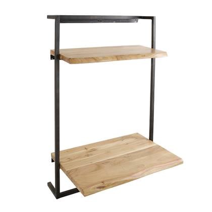 Alex bureau hangend hout/metaal 65x100 cm