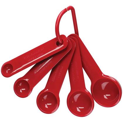KitchenAid Maatlepels Core Keizer Rood