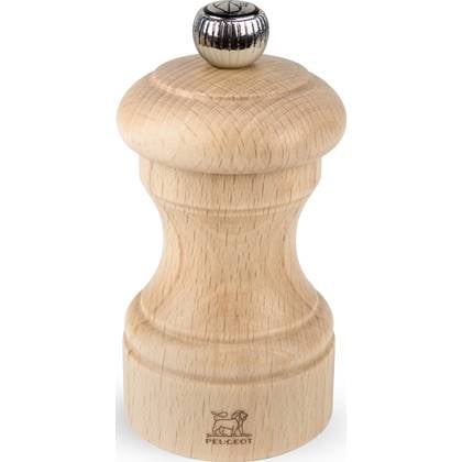 Peugeot Bistro pepermolen 10 cm - naturel - beukenhout Bruin