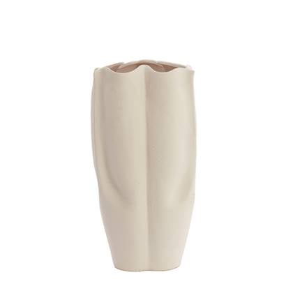 Light & Living Light&living Vaas deco 28x27,5x56 cm SANGULI keramiek crème