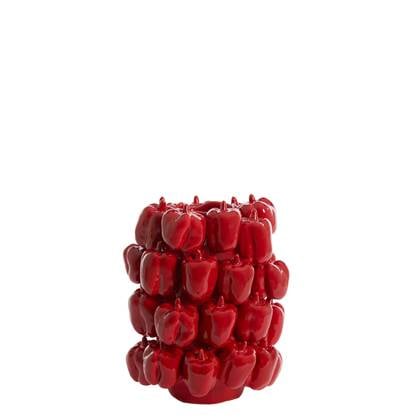 Light&living Vaas deco 23,5x23x32,5 cm BELLPEPPER keramiek glanzend... Rood