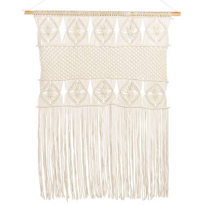 Beliani - LAHRI - Wandhanger - Lichtbeige - Katoen