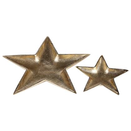 Beliani - BANTEN - Decoratieve schaal - Goud - Aluminium