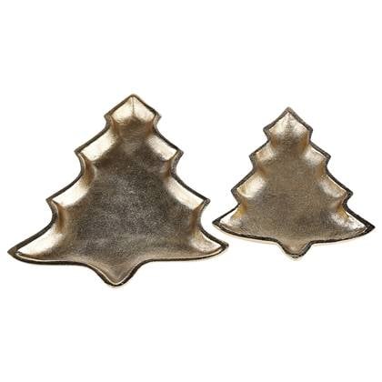 Beliani - DURIAN - Decoratieve schaal - Goud - Aluminium