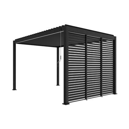 sweeek - Pergola, triumph, 3x4 + 3 lamellen voor de zijde van 3m