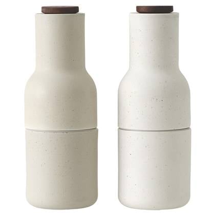 Audo Copenhagen Bottle Grinder peper- en zoutmolen keramiek Sand