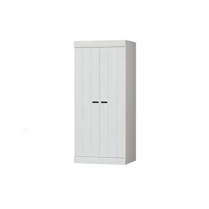 WOOOD Lage Kast Connect Grenen Wit 175x77x56