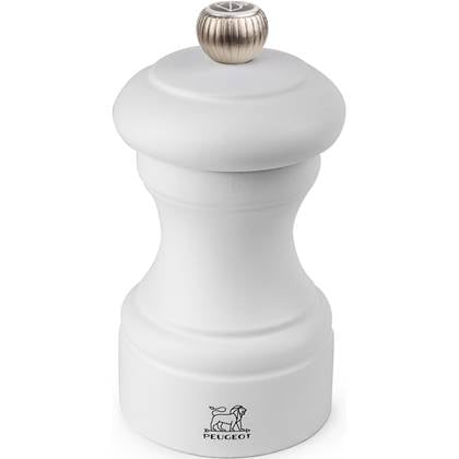 Peugeot Bistro zoutmolen 10 cm - mat wit - beukenhout