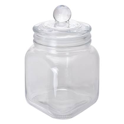 Clayre & Eef Voorraadpot 750 ml Transparant Glas