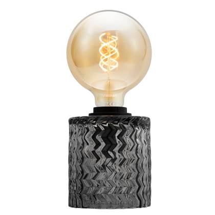 Pauleen Tafellamp Crystal Smoke - E27-20W Grijs
