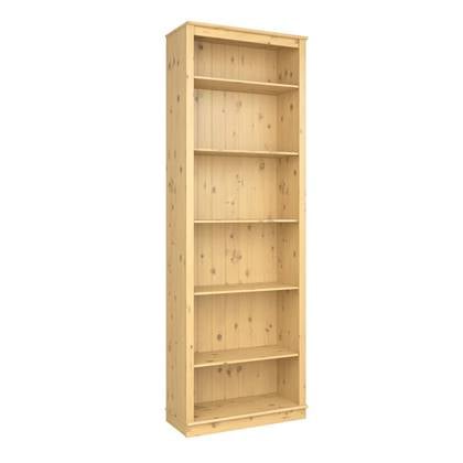 Hioshop Buple wandkast , boekenkast 5 planken gebeitst gewaxt.