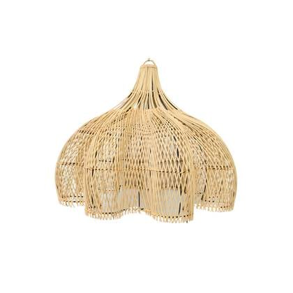 Rotan lampenkap - Bamboe hanglamp - Rieten Lamp - The Bunga - Hippie Monkey