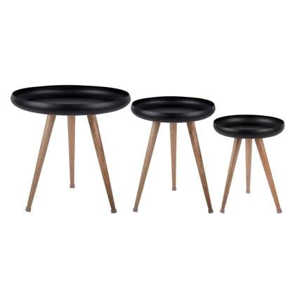 Leitmotiv - Table Set Tripod w. Mango Wood Legs