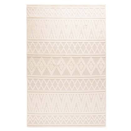 Boho&me Buitenkleed ruiten - Verano wit - 80x150 cm