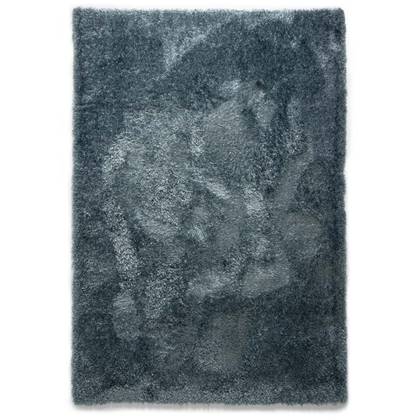 Tapeso Hoogpolig vloerkleed velours Posh - - 80x150 cm Blauw