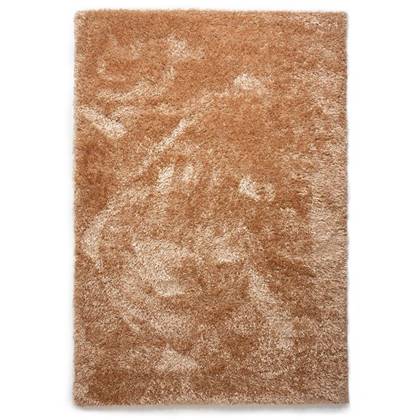 Tapeso Hoogpolig vloerkleed velours Posh - zalm - 80x150 cm Roze