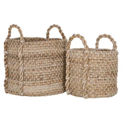 MUST Living Basket Patio round , set of 2,32xØ35 cm | 40xØ45 cm, Ab...