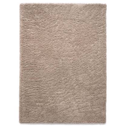 Tapeso Hoogpolig vloerkleed - Cozy Shaggy - beige - 80x150 cm