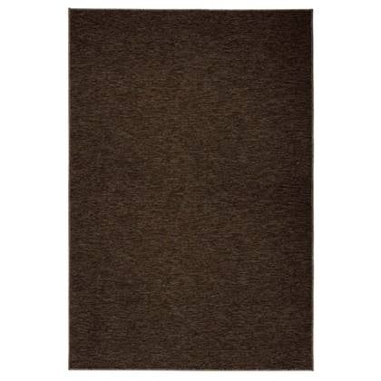 Tapeso Laagpolig vloerkleed Lush - - 100x200 cm Bruin