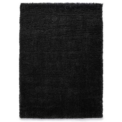 Tapeso Hoogpolig vloerkleed - Cozy Shaggy - - 80x150 cm Antraciet