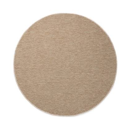 Tapeso Rond vloerkleed Lush - beige - 300 cm rond