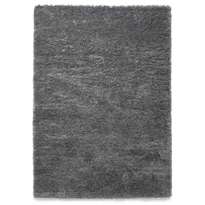 Tapeso Hoogpolig vloerkleed - Cozy Shaggy - - 80x150 cm Grijs