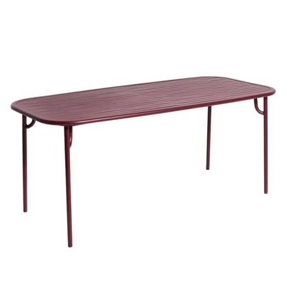 Petite Friture Week-end tuintafel 180x85 bordeaux