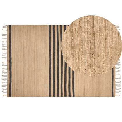 Beliani - ERICEK - Vloerkleed - Beige - 200 x 300 cm - Jute