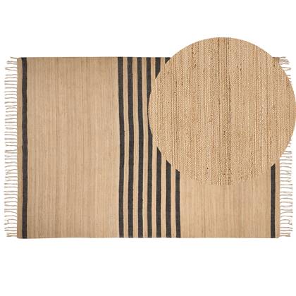 Beliani - ERICEK - Vloerkleed - Beige - 160 x 230 cm - Jute