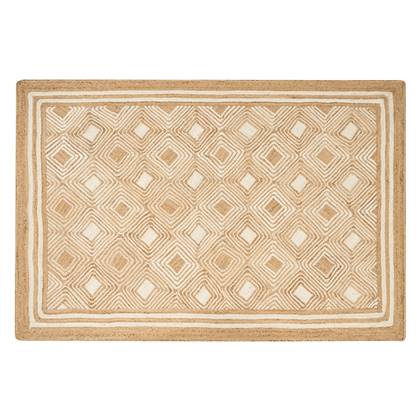 Beliani - MENGEN - Vloerkleed - Beige - 200 x 300 cm - Jute