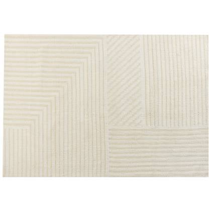 Beliani - ABEGUM - Vloerkleed - Beige - 160 x 230 cm - Wol