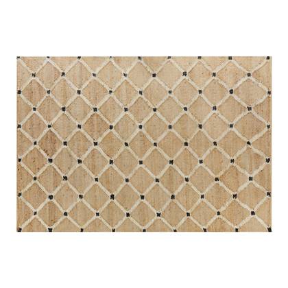 Beliani - KALEKOY - Vloerkleed - Beige - 160 x 230 cm - Jute