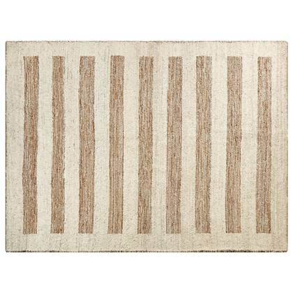 Beliani - ZIARAT - Vloerkleed - Beige - 300 x 400 cm - Jute