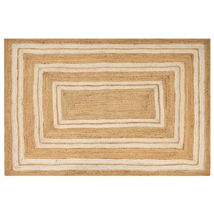 Beliani - ELMALI - Laagpolig vloerkleed - Beige - 200 x 300 cm - Jute