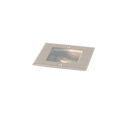 QAZQA oneon - Moderne Grondspot - 1 lichts - L 13 cm - Staal - Buitenverlichting