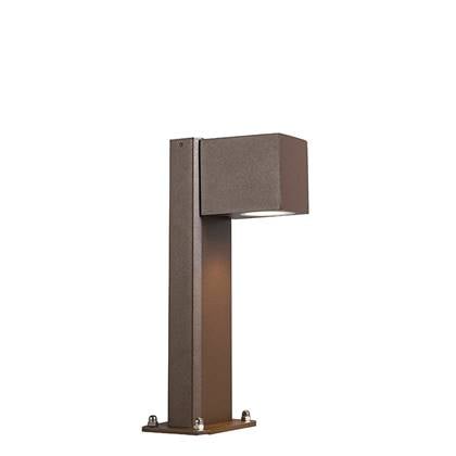 QAZQA Smart staande buitenlamp roest 30 cm IP44 incl. Wifi GU10 Bruin