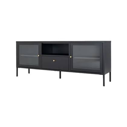 Artichok James metalen tv-meubel zwart 160 x 35 cm
