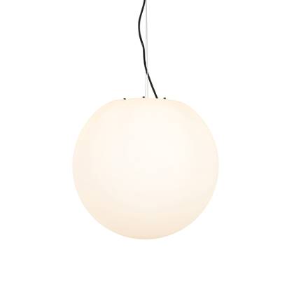 QAZQA nura - Moderne Hanglamp voor buiten - Ø 45 cm - Wit - Buitenverlichting