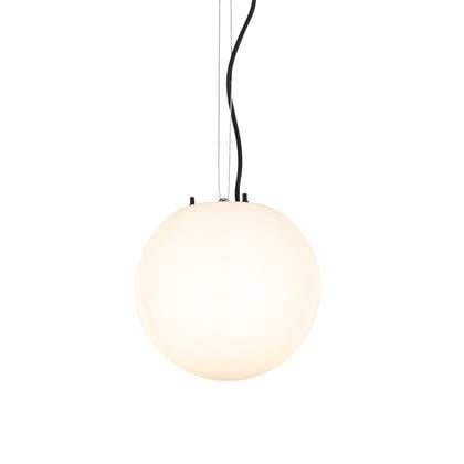 QAZQA nura - Moderne Hanglamp voor buiten - 1 lichts - Ø 25 cm - Wit - Buitenverlichting
