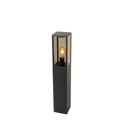 QAZQA charlois - Moderne Staande Buitenlamp | Staande Lamp voor buiten - 1 lichts - H 80 cm - Brons - Buitenverlichting