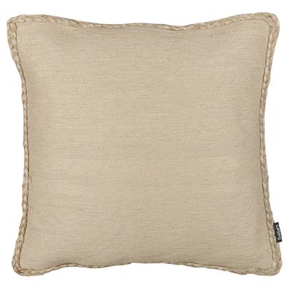 ELLIOTTIA - Sierkussen - Beige - 45 x 45 cm - Jute