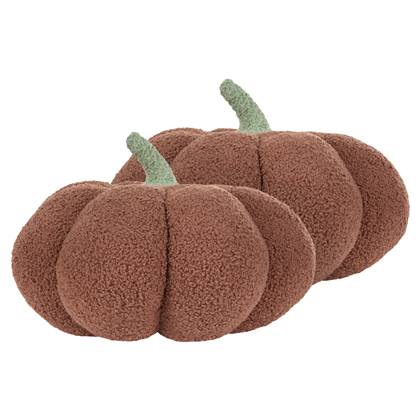 Beliani - MUNCHKIN - Sierkussen set van 2 - Bruin - 35 cm - Bouclé