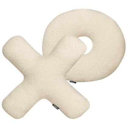 Beliani - HESPERIS - Sierkussen set van 2 - Beige - Teddystof