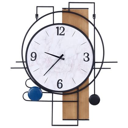 Beliani - TAVEL - Wandklok - Meerkleurig - MDF Multicolor