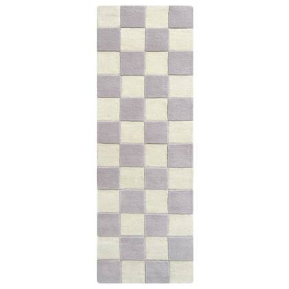 MAISON DEUX Vloerkleed Checkerboard Lilac - 165 x 55 cm