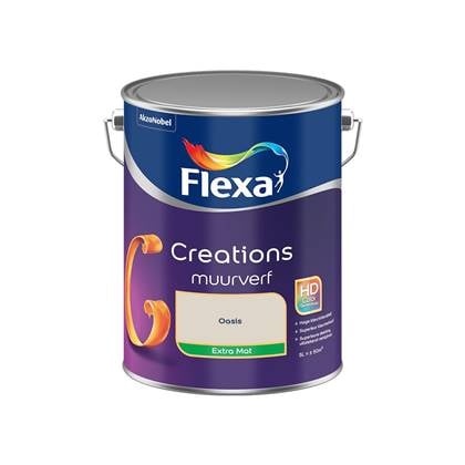 FLEXA-CREATIONS MUURVERF EXTRA MAT-BINTI OASIS-5L