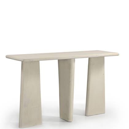 Giga Meubel - Sidetable Beige - Mangohout - 130 cm - Sidetable Chiara