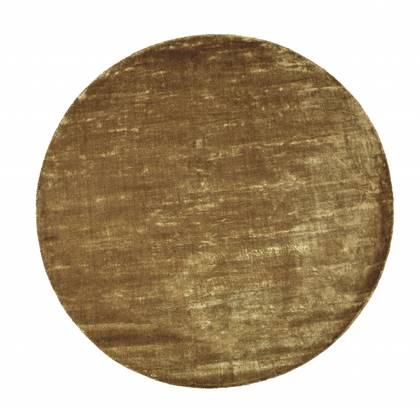 Vloerkleed Adore - Viscose - Goud - 200 x 0 x 200 cm (BxHxD)