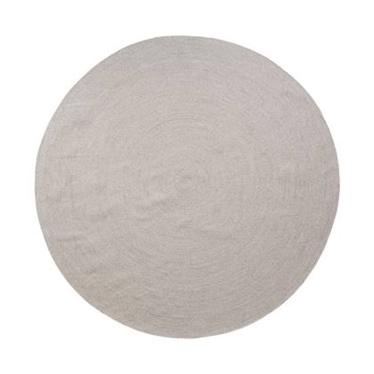 Vloerkleed Plano - Gerecycled polyester - Grijs - 200 x 200 cm (B x L)
